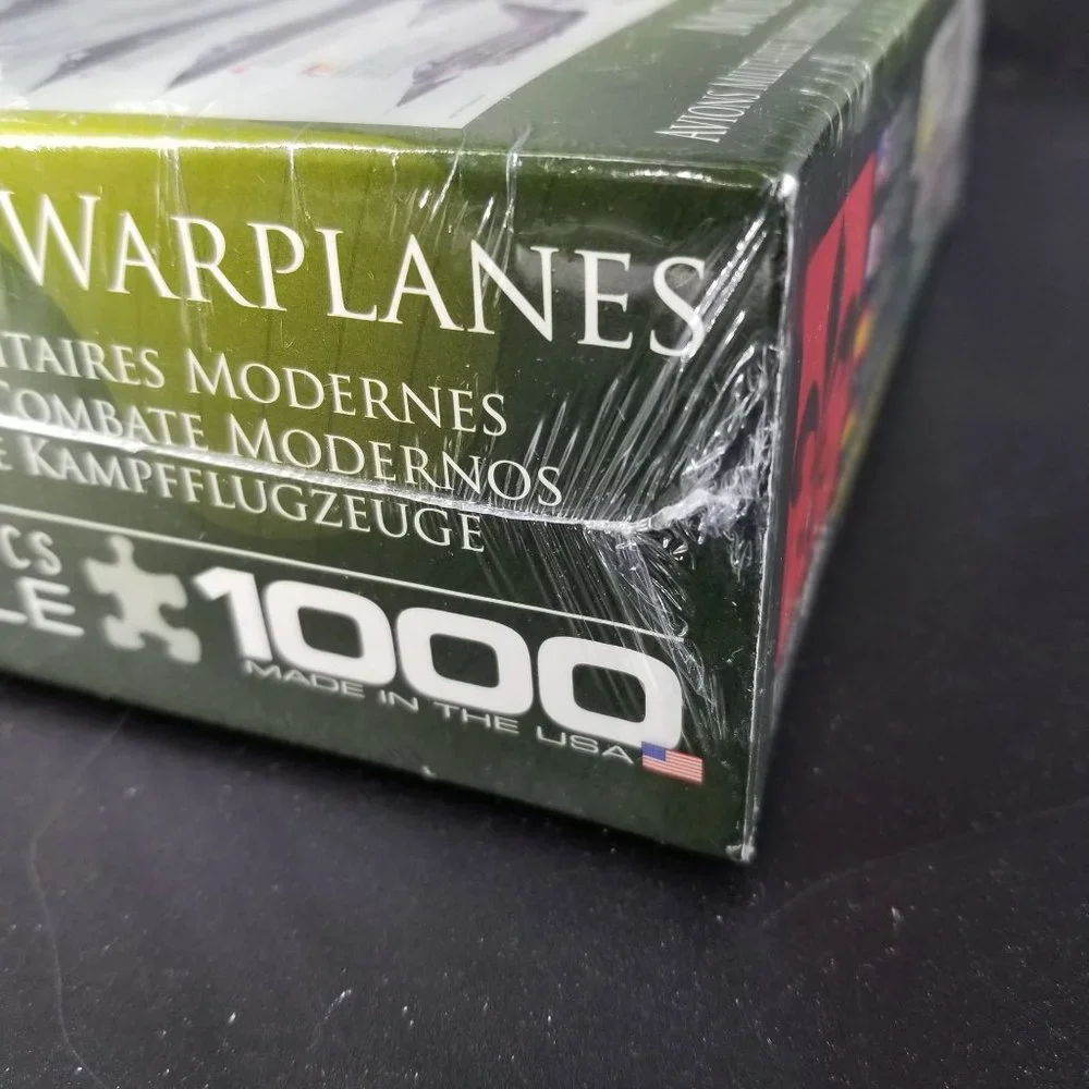 Fighter War Air Plane Puzzle Jigsaw 1000 Piece Modern Military Aero Hobby NEW